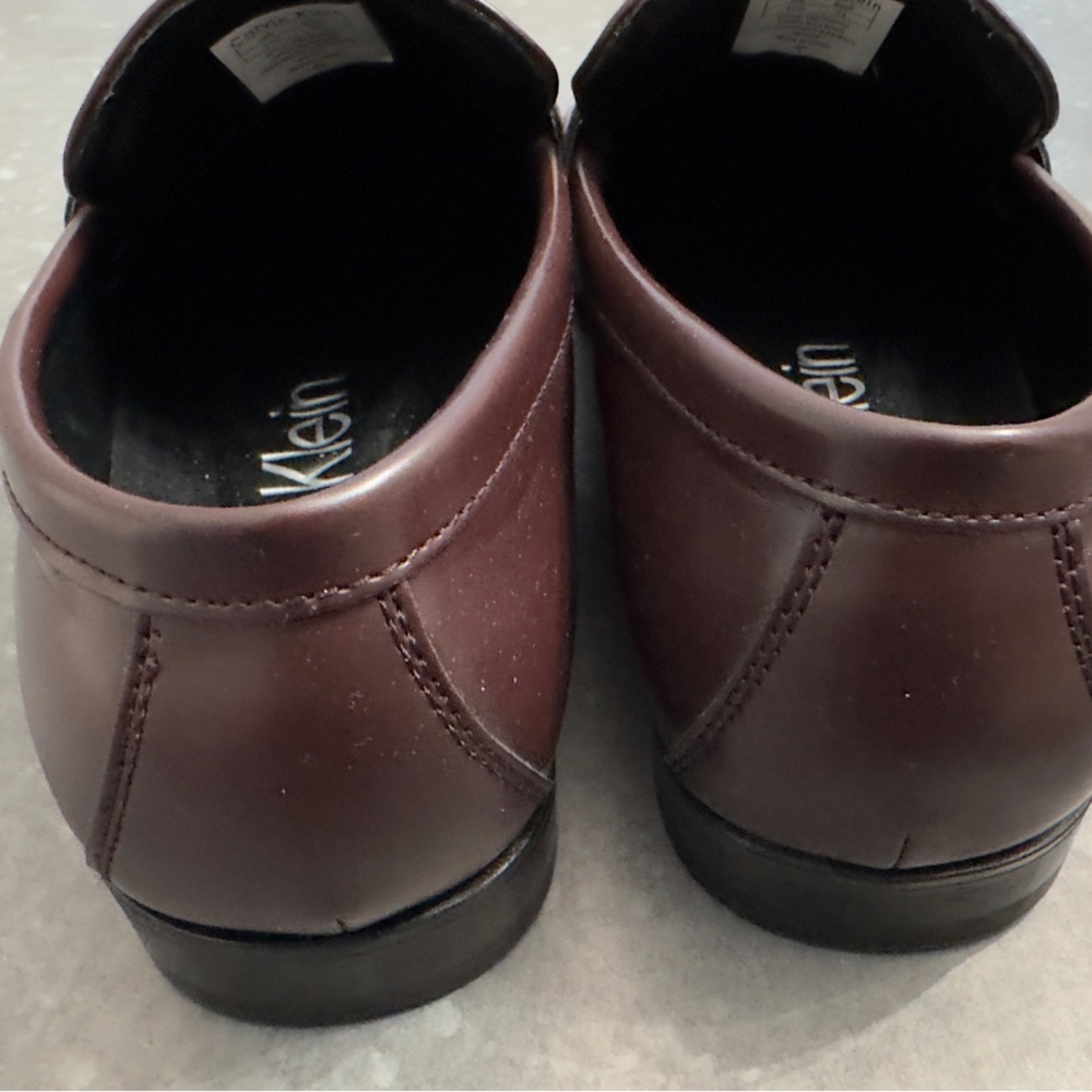 Calvin Klein Men's Crispo Slip-on Dress Loafer BORDEAUX - Picture 10 of 12